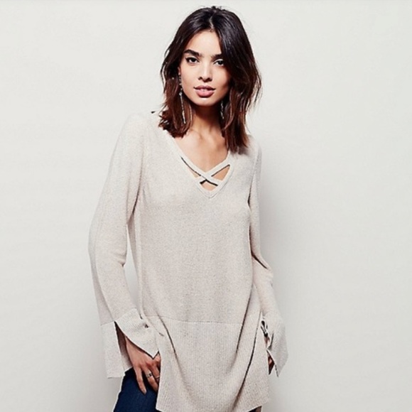 Free People Sweaters - Free People Crisscross Pullover Sweater