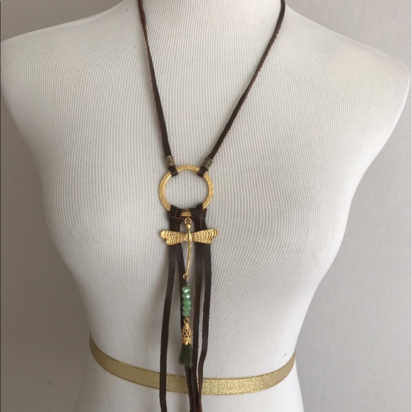 Boho leather necklaces Free People Style. - Picture 3 of 4