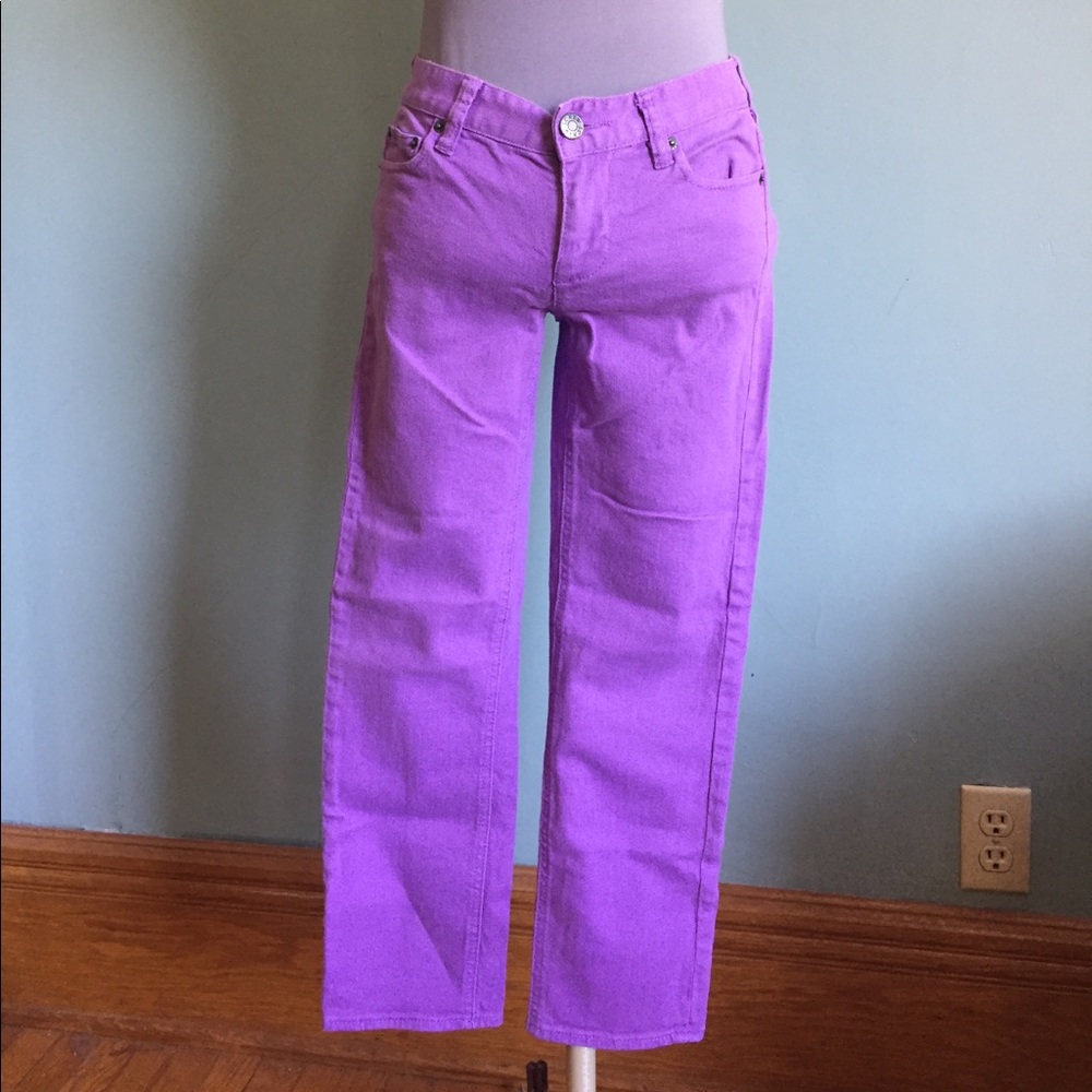 J.Crew Matchstick purple skinny jeans size 26
