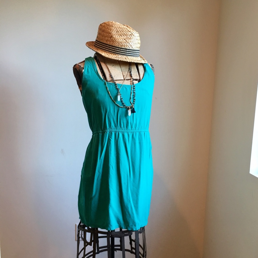 Cotton On turquoise summer dress.