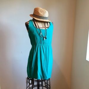 Cotton On turquoise summer dress.