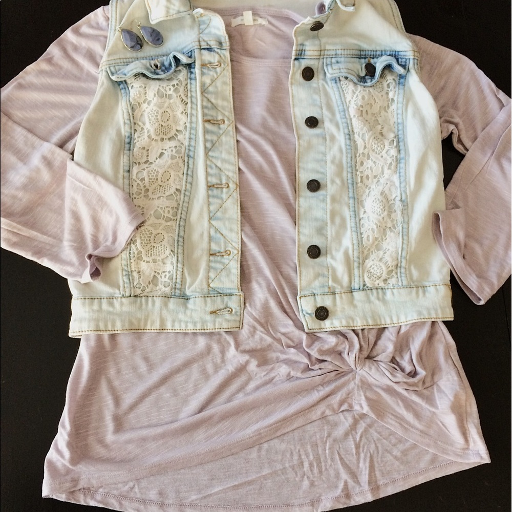 Maurices side knot 3/4 sleeve T shirt