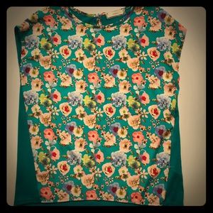 Floral front shirt
