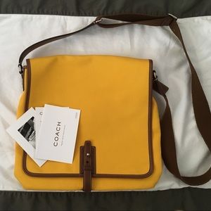 Coach cross body messenger bag