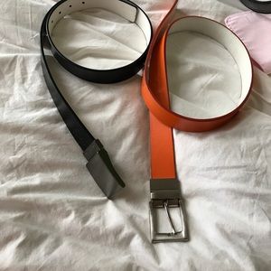 DOUBLE PACK men's reversible belts
