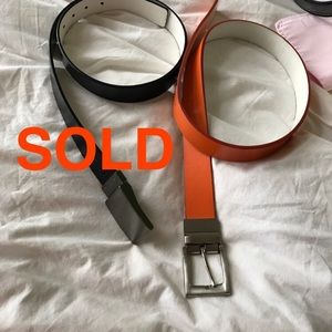 DOUBLE PACK men's reversible belts