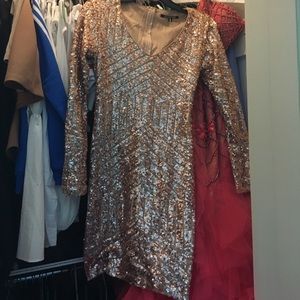 Gianni Binni Rose Gold dress