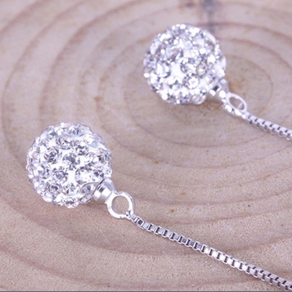 🚨LAST ONE!! - 2-Ball Dangle Earrings - Picture 2 of 4