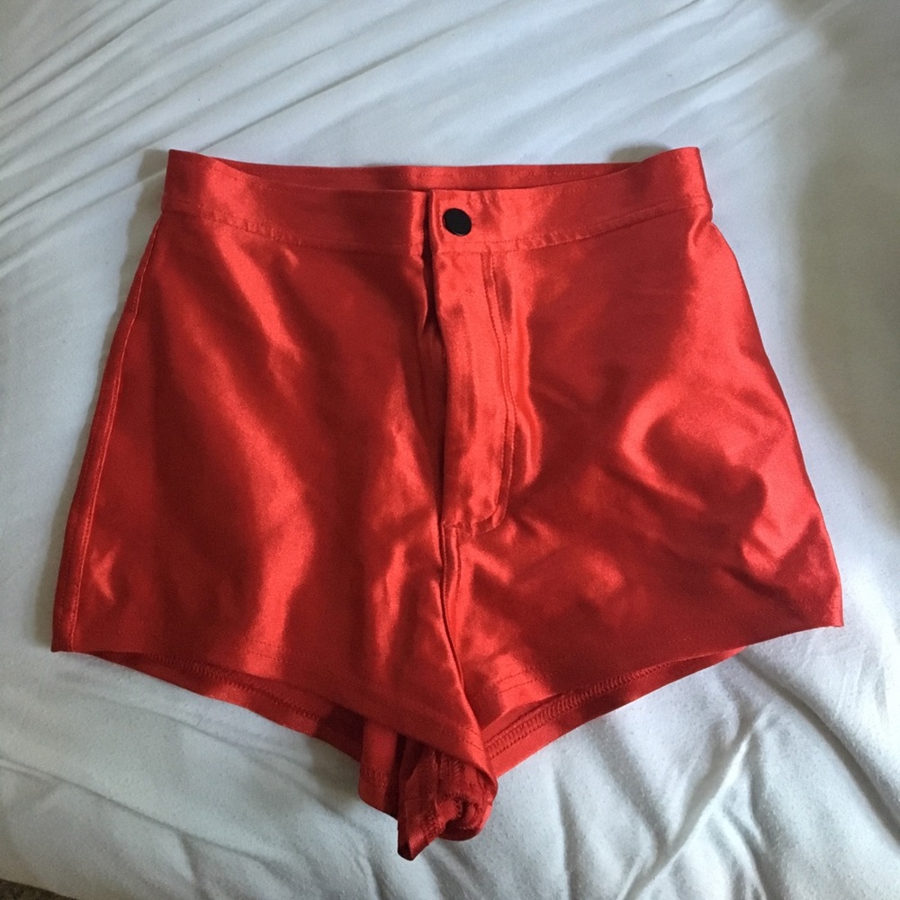 "The Disco Shorts" Red American Apparel short