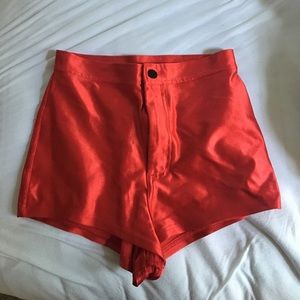 "The Disco Shorts" Red American Apparel short