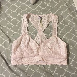 Baby pink Free People Bralette