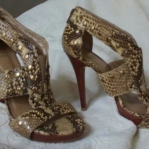 Sam Edelman Snake Platform Heels