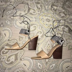 Splendid lace up heels