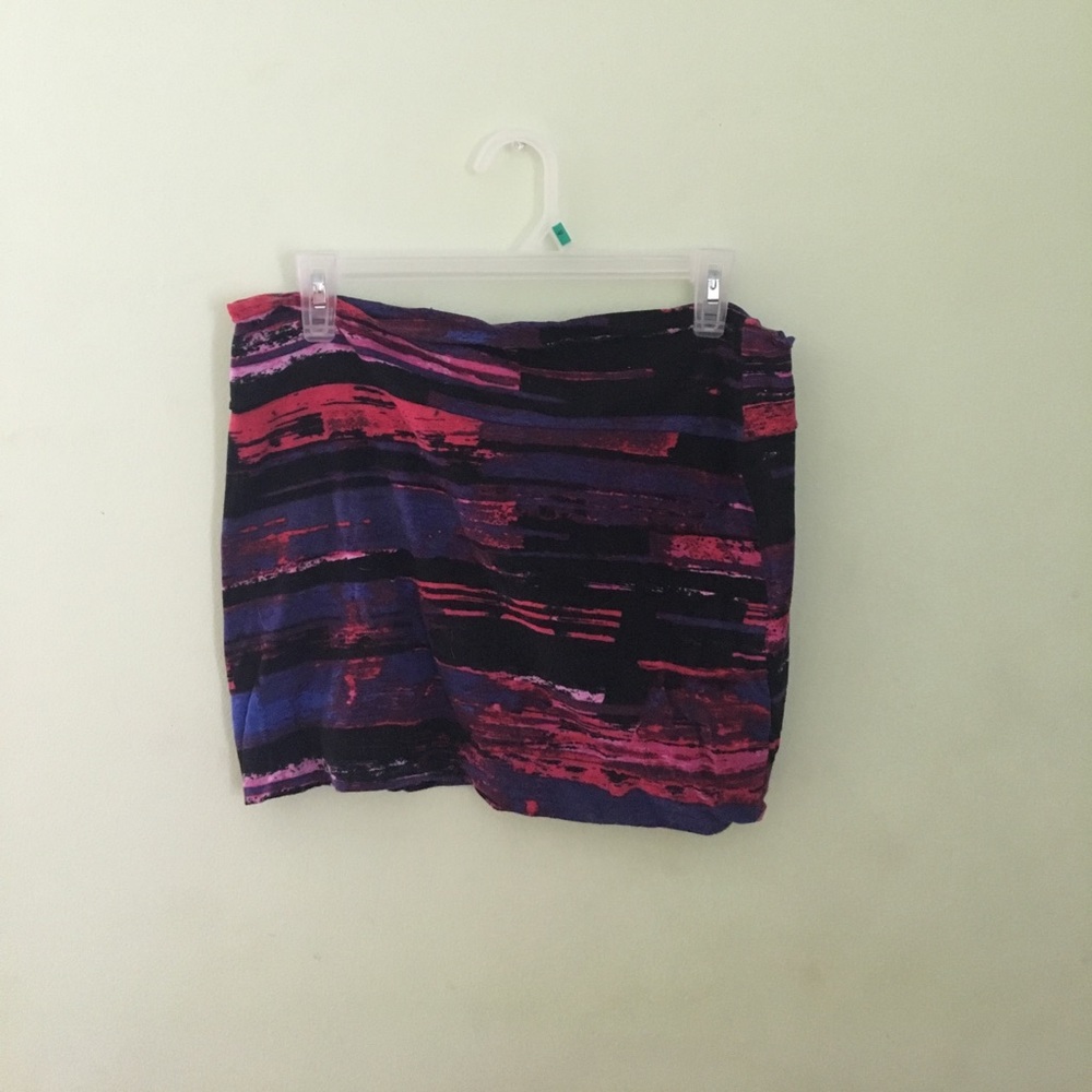 colorful miniskirt