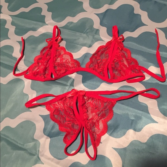 🎀Available Now🎀 Lace Blossom Babydoll Set - Picture 2 of 3