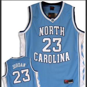 Men's Nike North Carolina 23 Michael Jordan Jersey