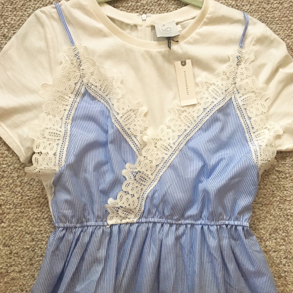 Anthropologie apron style dress