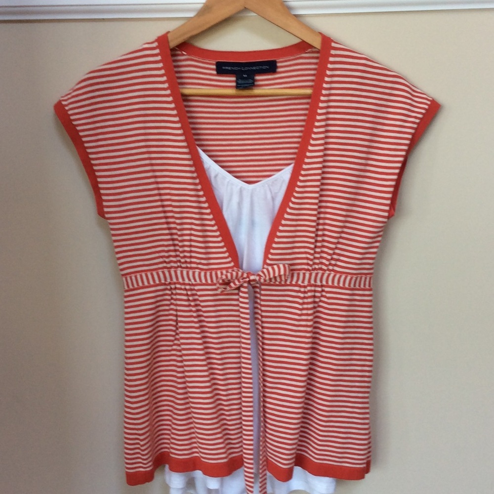 French Connection short sleeve sweater - Picture 2 of 5