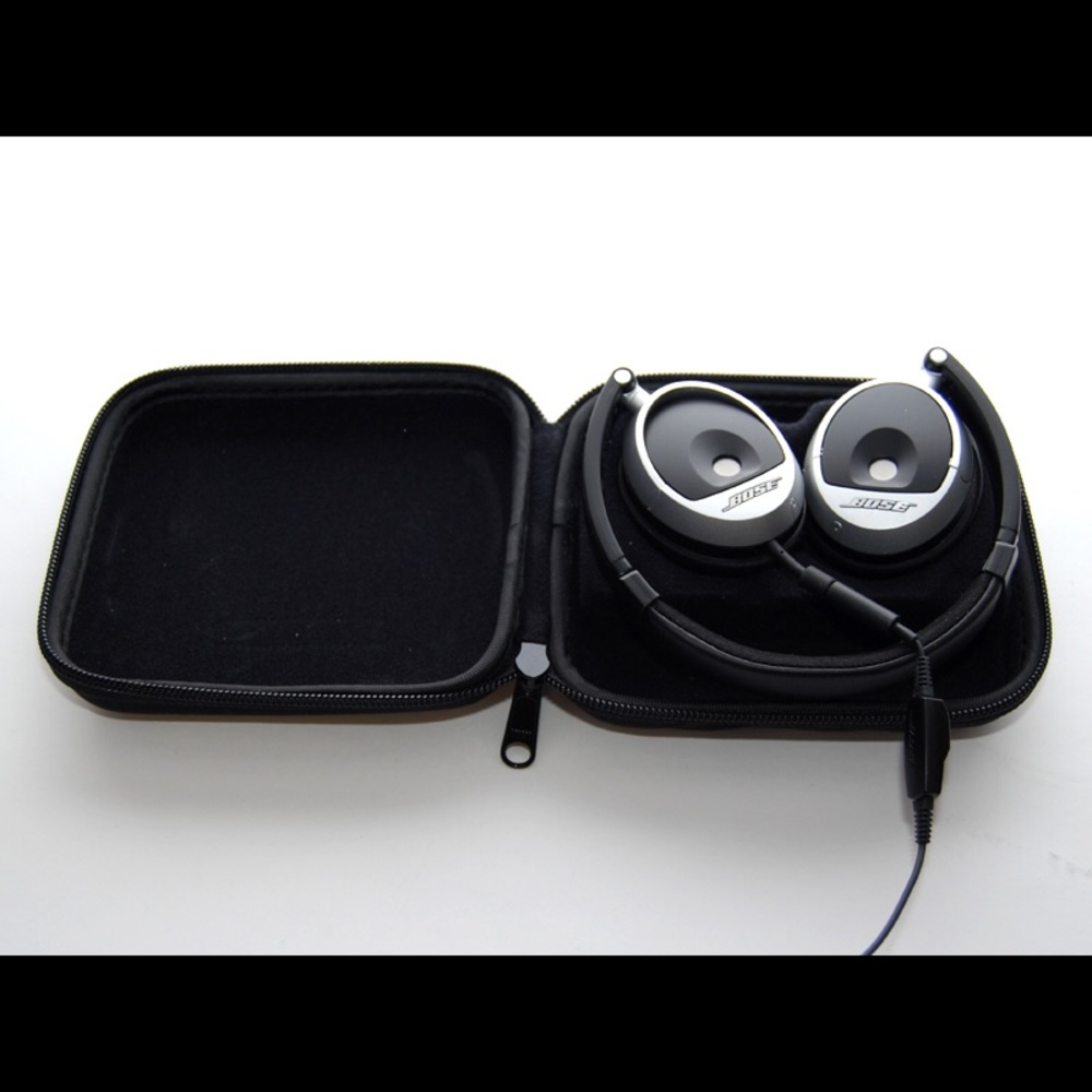 Bose on ear headphones. Light weight great sound