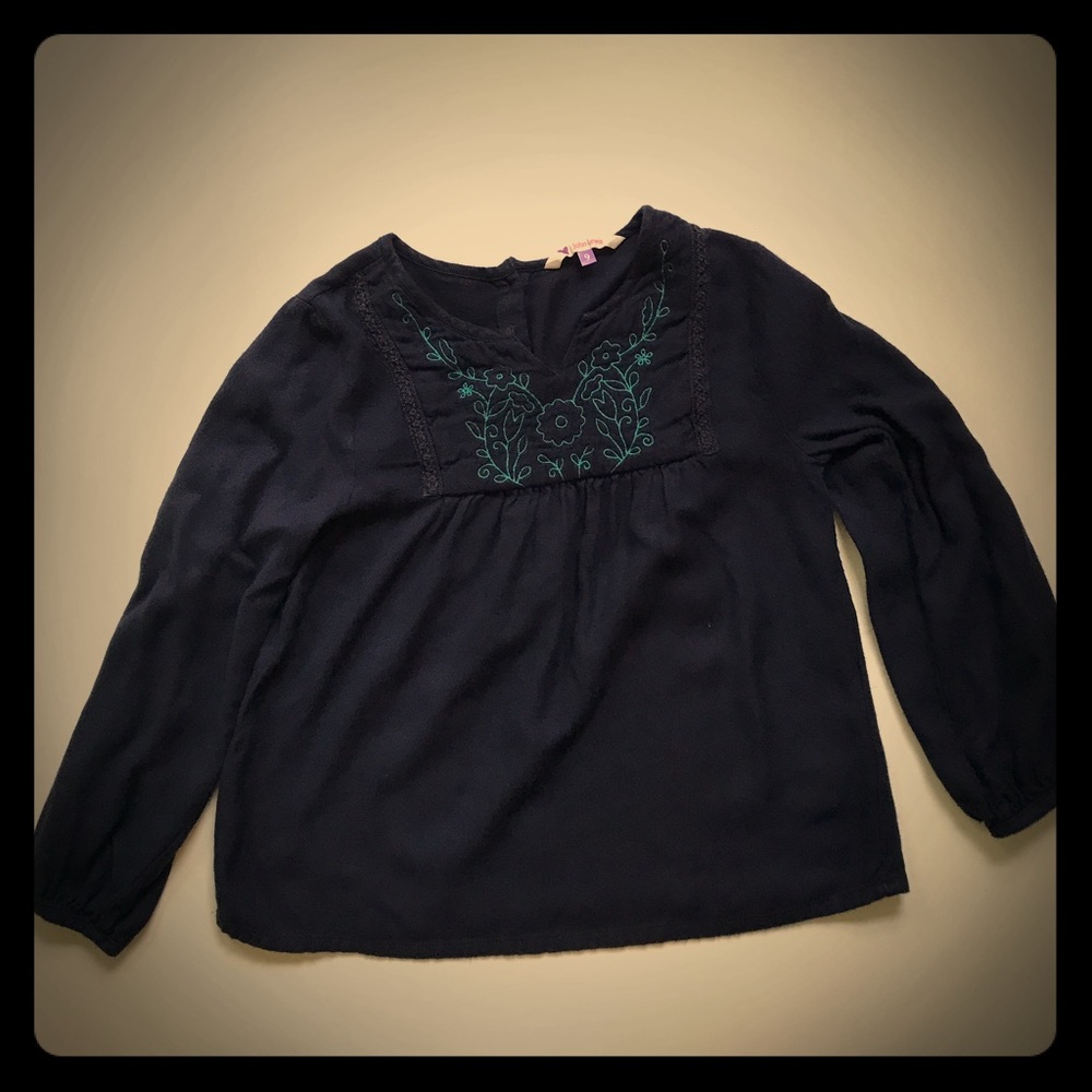 Navy blue blouse