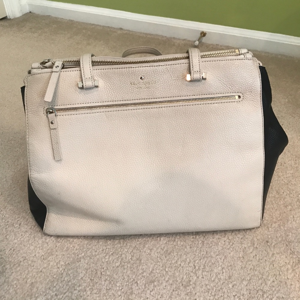 Kate Spade cream & black bag