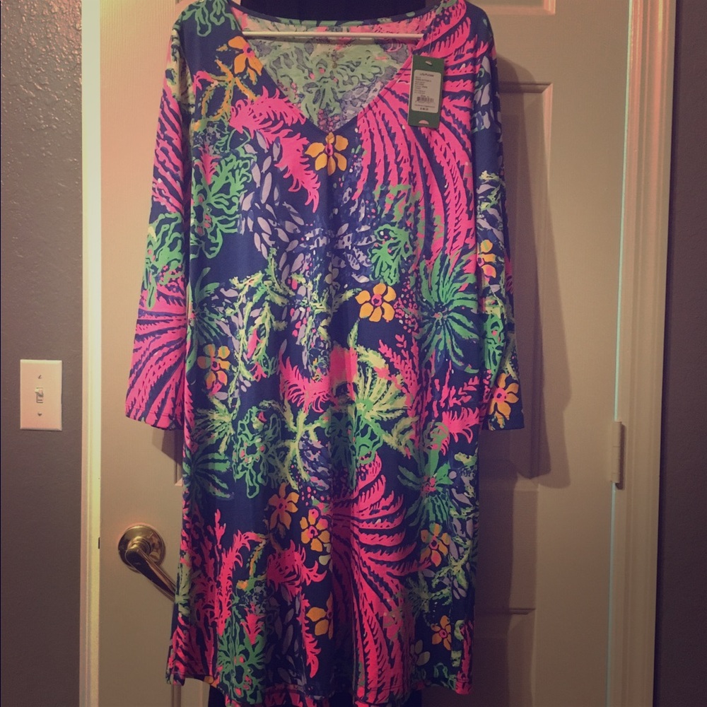 Lilly Pulitzer XL  Erin Dress in All A Glow