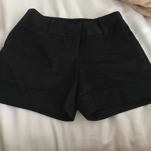 Express design studio black shorts