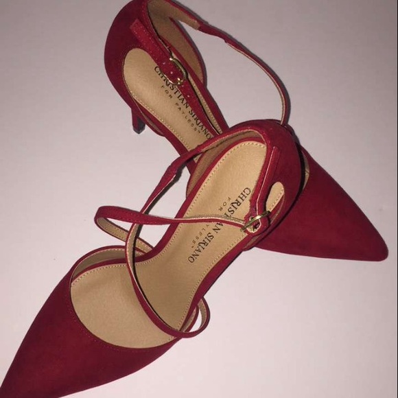 Women Christian Siriano high heel strap wedding - Picture 2 of 4