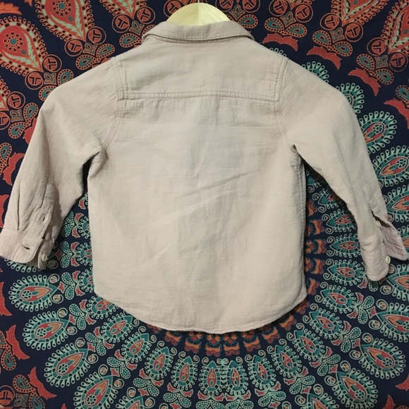 NWOT LITTLE BOYS ZARA BUTTON UP SHIRT - Picture 3 of 3