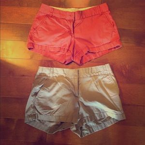 Set of 2 J Crew chino shorts