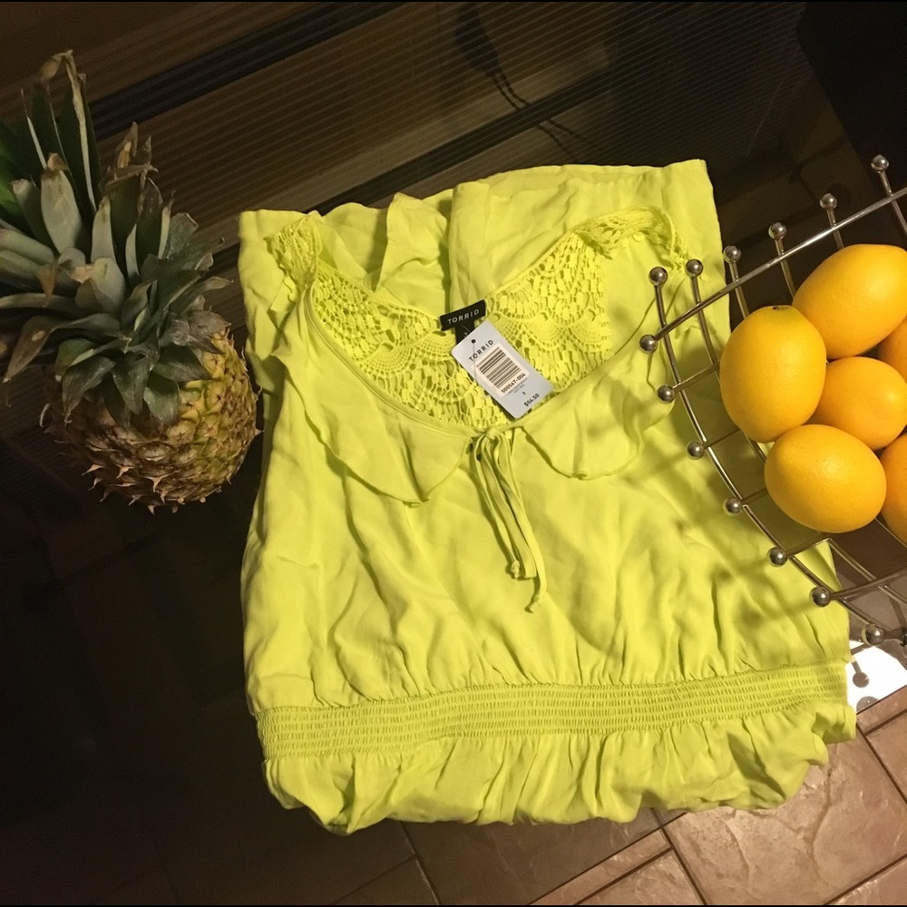 Neon Crochet Back Dress