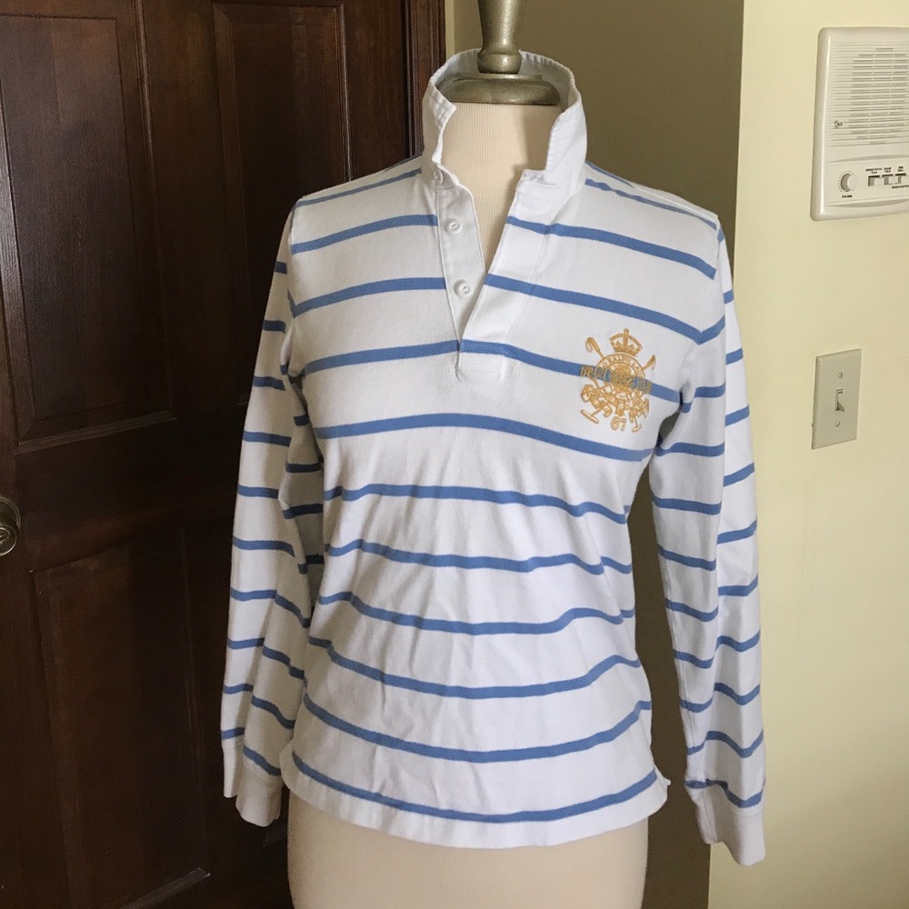 Ralph Lauren Sport Long Sleeved Rugby Polo Shirt
