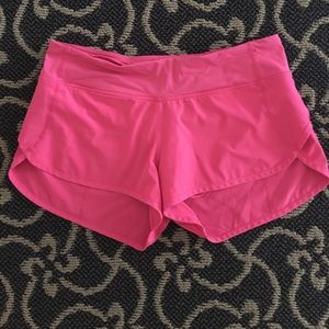 Hot pink Lulu Lemon shorts. Only been worn once!