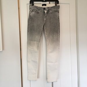 Vince Ombré Gray and White Jeans