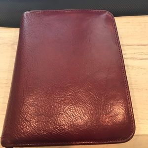 Franklin Covey Red Compact zip planner