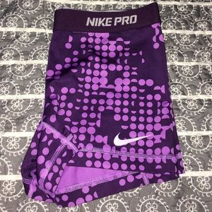 Nike pro compression shorts