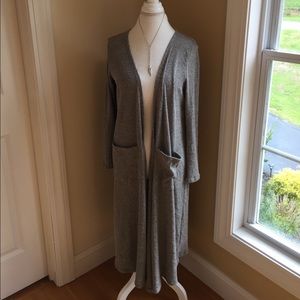 LulaRoe light gray cardigan