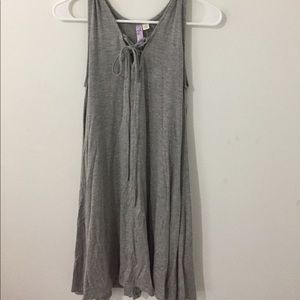 Lace up dress