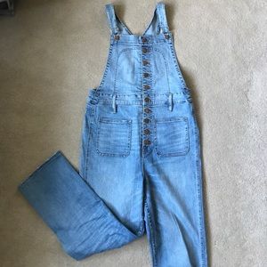 Madewell Cropped Overalls