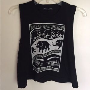 Brandy Melville Elephant Muscle Tee