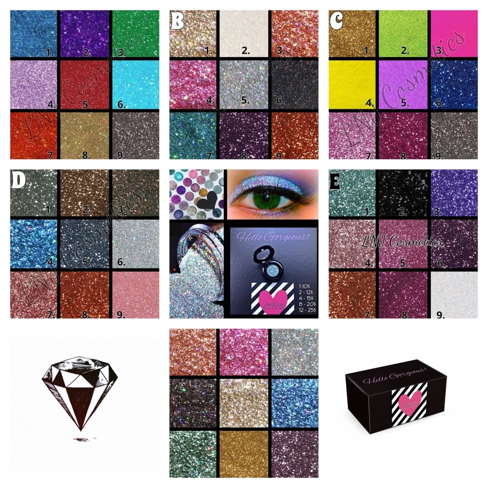 2nite sale! U pick colors! NEW! GLITTER EYESHADOW - Picture 6 of 8
