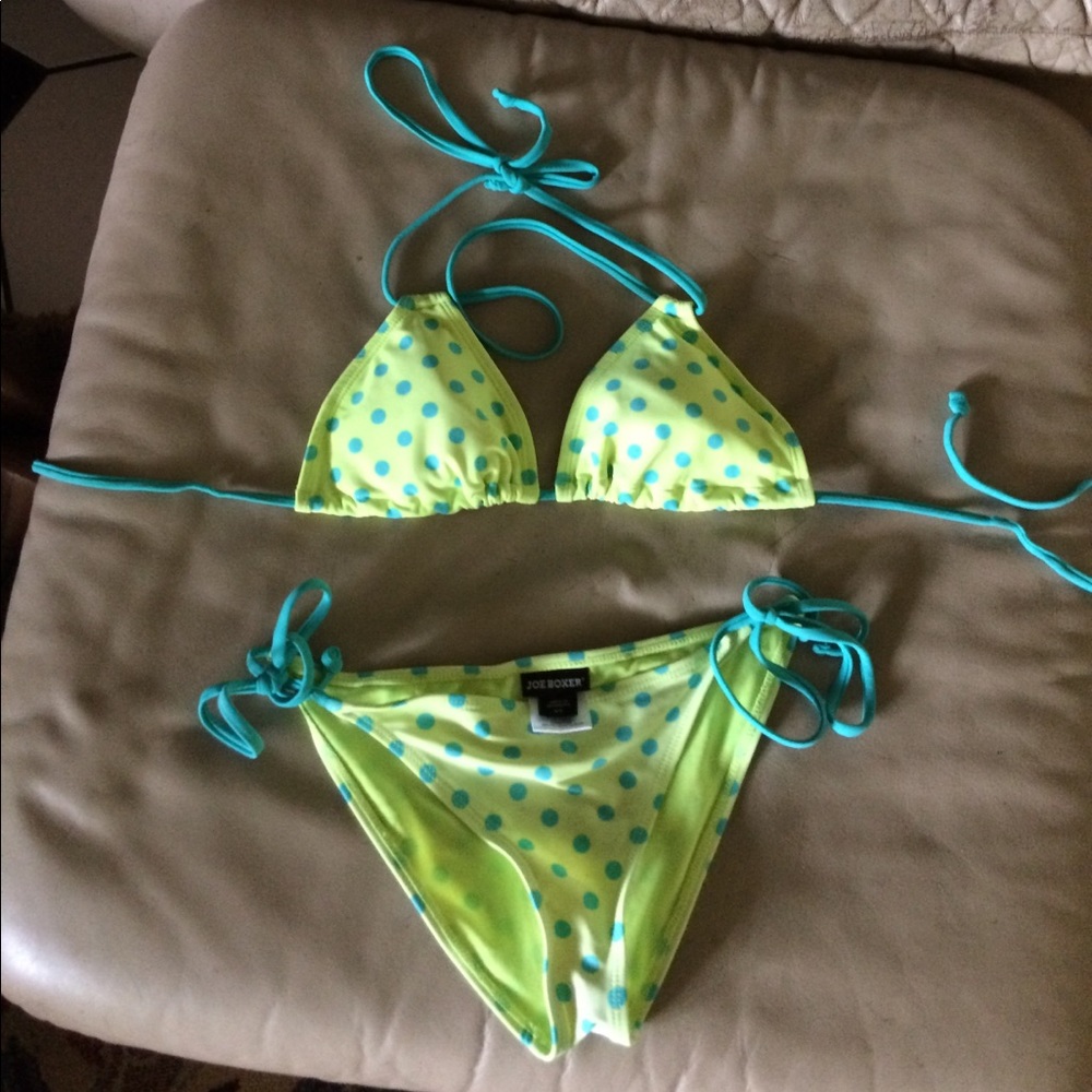 Joe boxer polka dot bikini