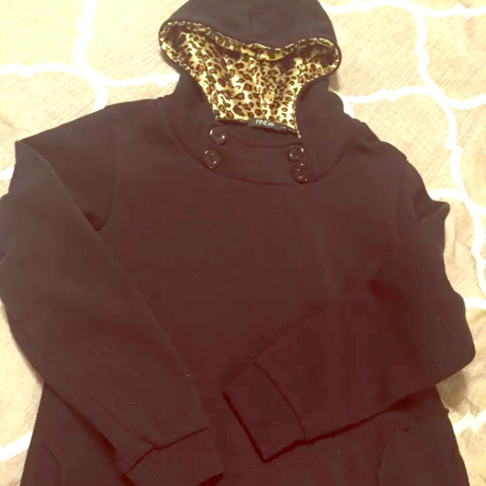 Leopard hoodie!