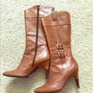 Enzo Angiolini Brown Leather Boots