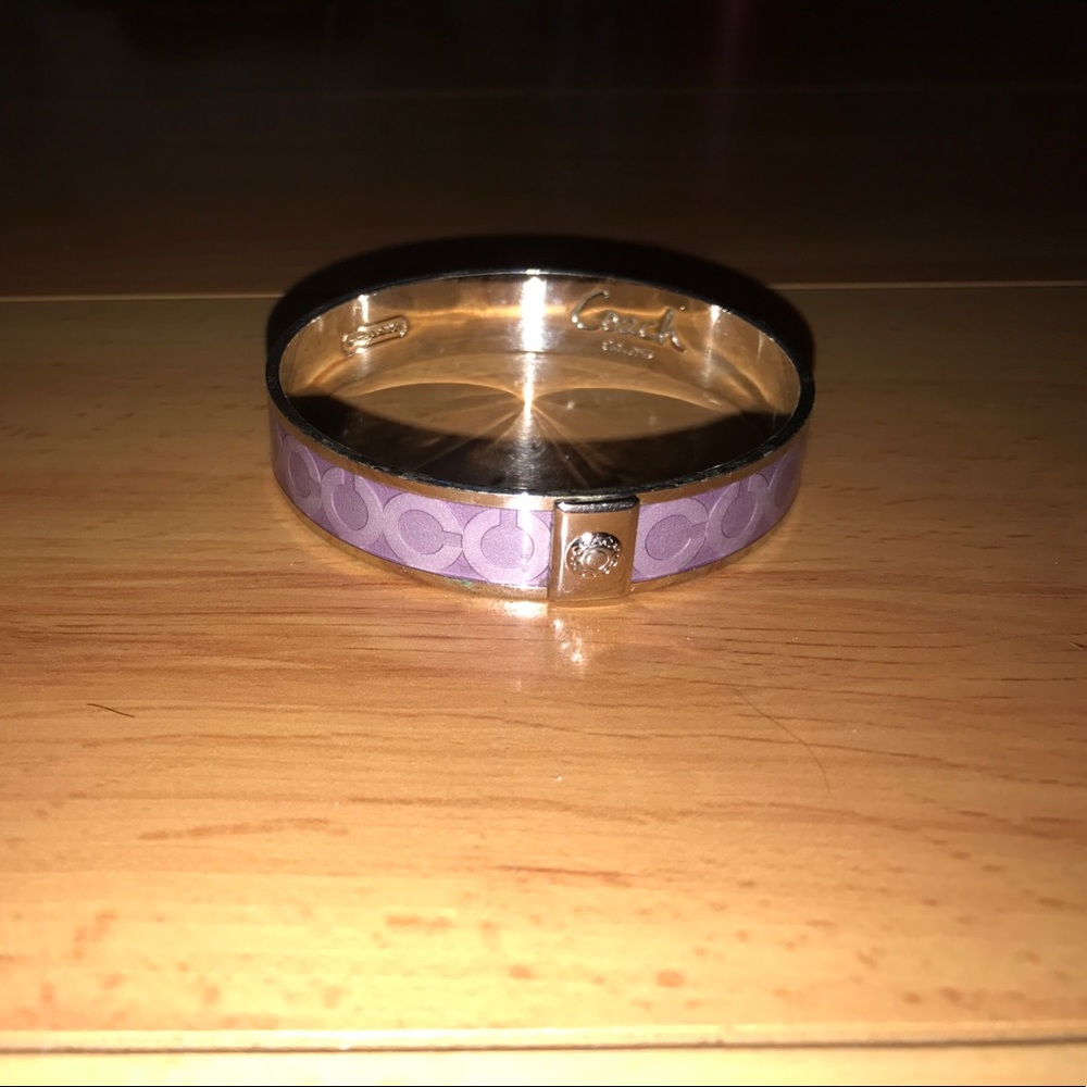 Coach Bangle Bracelet-Purple