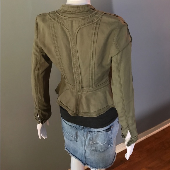 Caroline's Army Gr. Peplum Jacket /Vampire Diaries - Picture 6 of 7