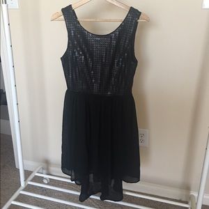Never worn black sequin dress