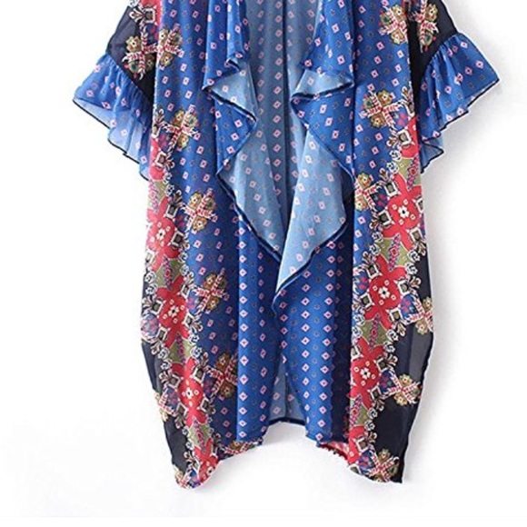 Last one 🔴reduced🌼ruffle Perfect gateway kimono - Picture 2 of 4