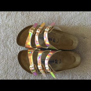 Birkenstocks- Metallic