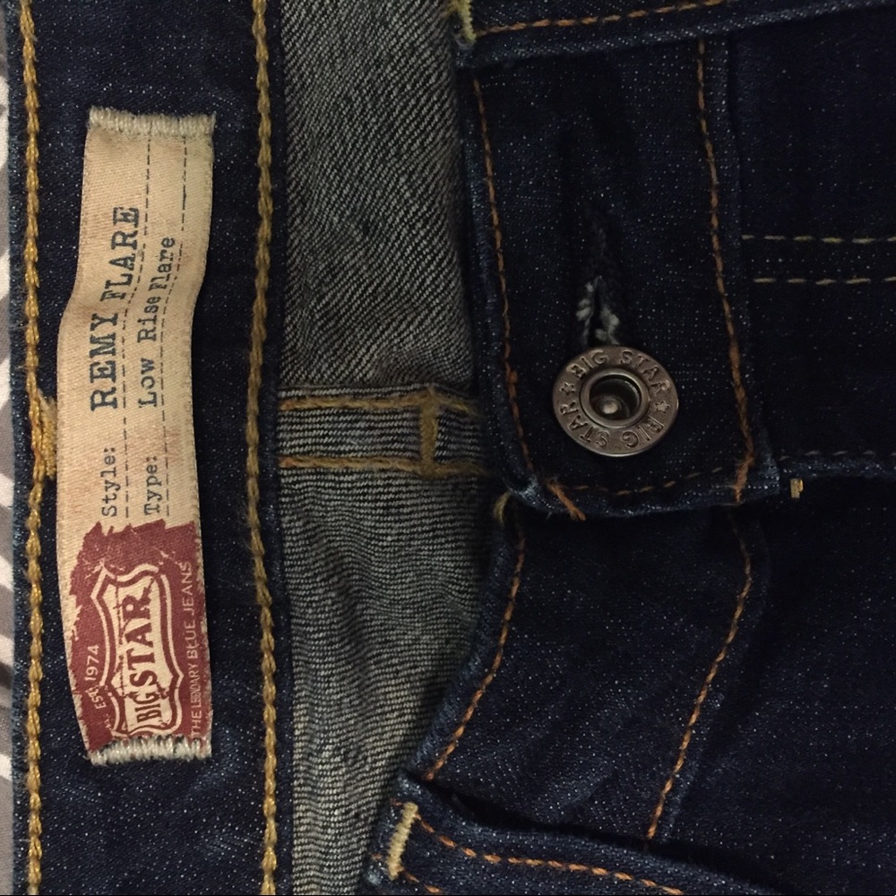 Big Star Remy Low Rise Flare Jeans - Picture 5 of 5